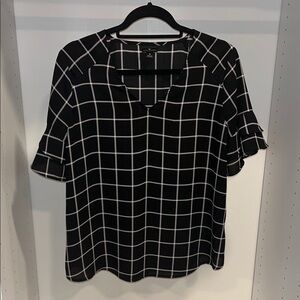 Ruffled Sleeve Blouse